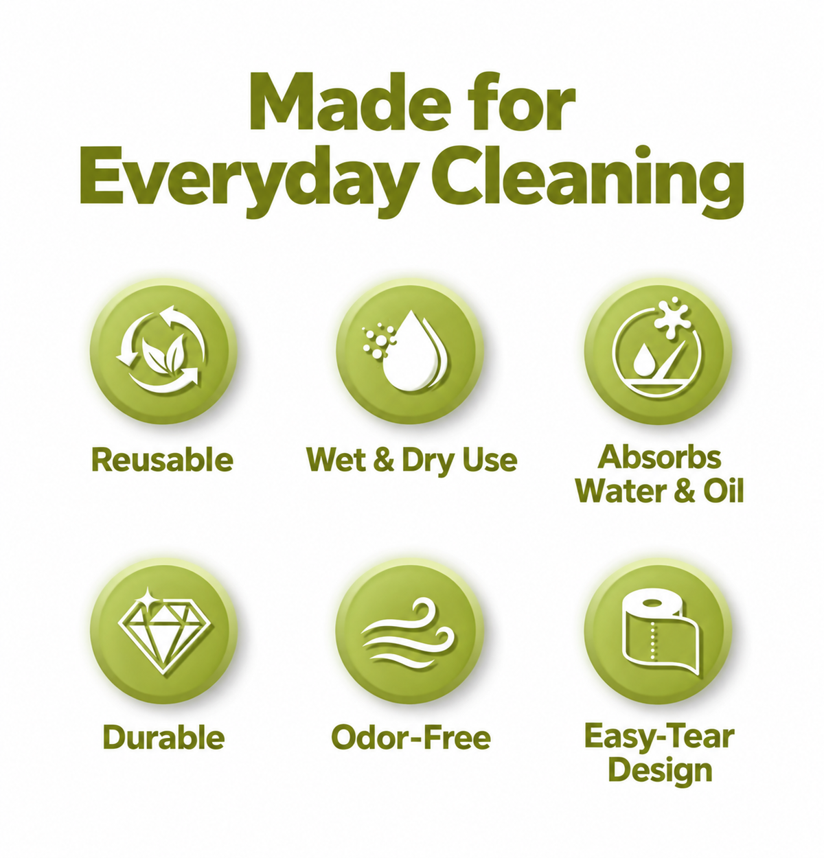 Tearable plush cleaning cloth — features